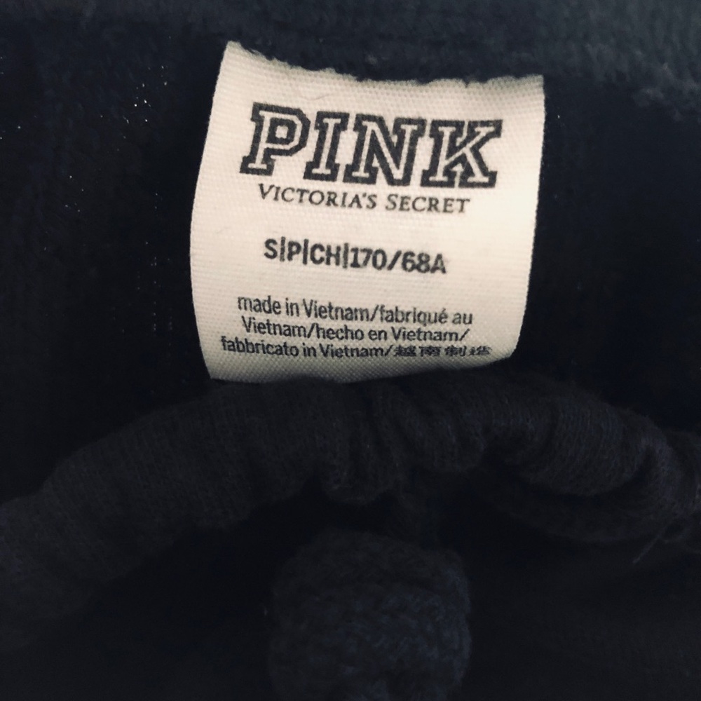 PINK Victoria's Secret Black Cozy Sweatpants - Picture 2 of 4